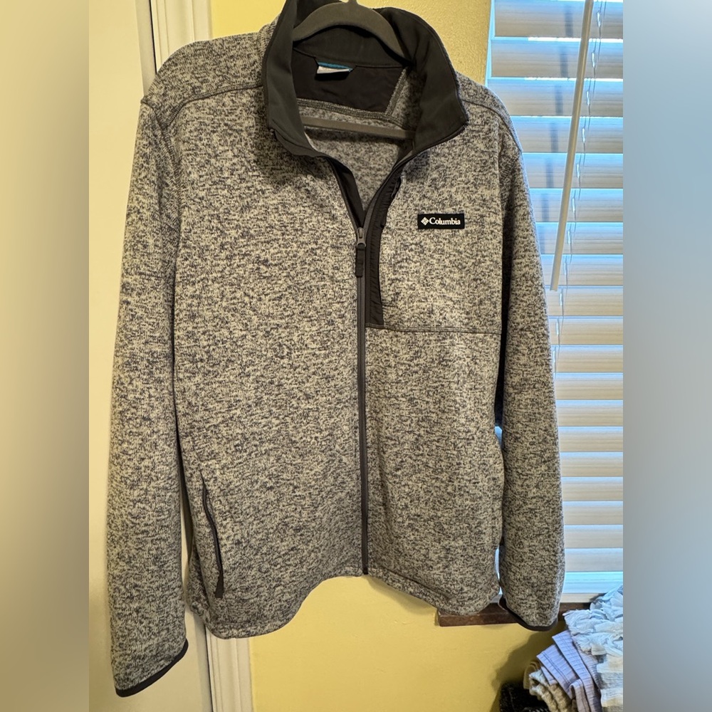 Columbia Gray Full-Zip Jacket Men’s Xl